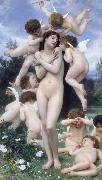 William-Adolphe Bouguereau The Return of Spring Spain oil painting artist